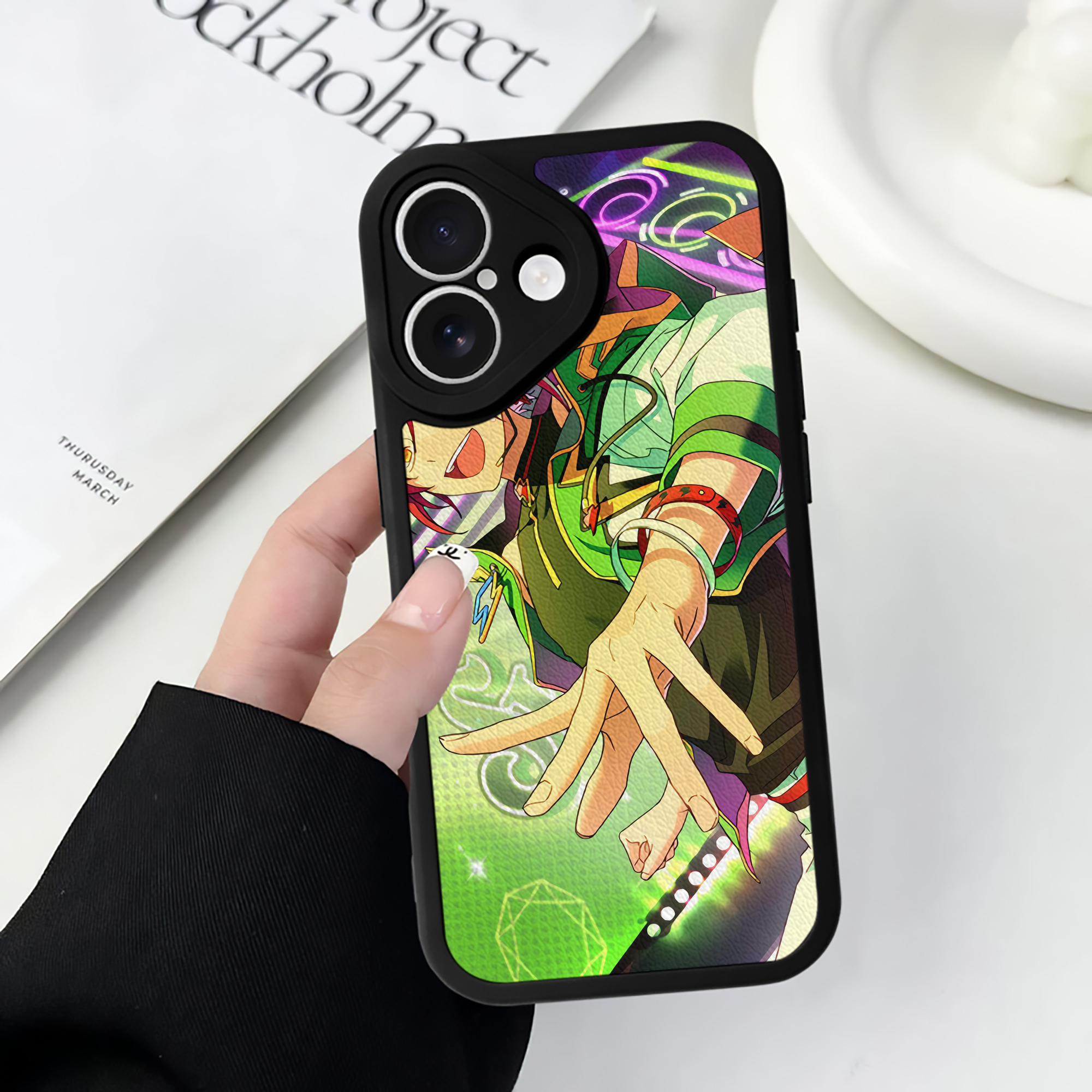 （画像用） あんさんぶるスターズ! Ensemble Stars 【iPhone 16シリーズ対応】シリコンスマホケース（レザー調） 材質：シリコン